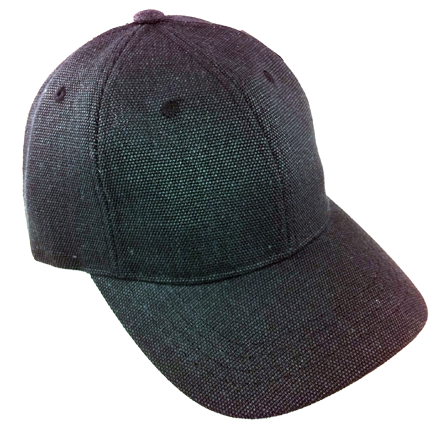 Black Canvas Ball Cap