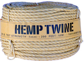 5.0 mm 100% Hemp Twine - FREE SHIPPING!