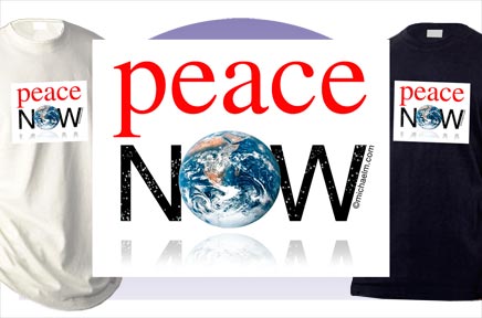 hempStar - Peace Now Tee - Free Shipping