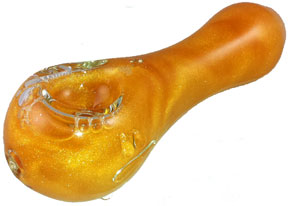 Blonde Liquid Filled Glass Pipe