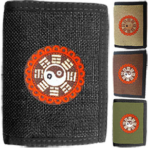 Hemp Wallet "Yin Yang" - Free Shipping!